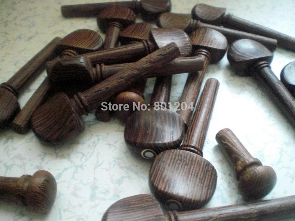

16 PCs Wenge Wood Violin pegs 4/4 Quality Violin parts