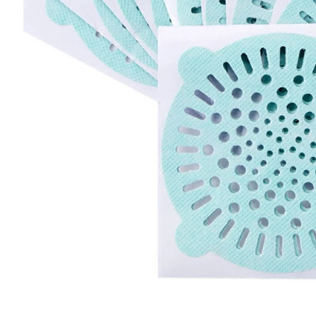 20 шт одноразовые нетканые тканевые фильтры для раковины фильтр наклейки кухня ванная пол для душа слив анти-Блокировка покрытия