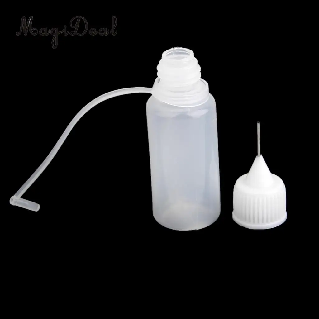 Kesoto 10pcs 10ml Needle Tip Empty Plastic Squeezable Dropper Bottle Liquid Storage Travel Thin Tip Dropper Bottles
