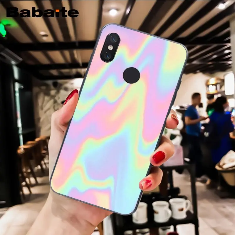 Babaite rainbow iridescent holographic Phone Case Cover for Xiaomi MiA1 A2 lite F1 Redmi8 4X 5Plus S2 Note7 8Pro 5A 6A - Цвет: A12