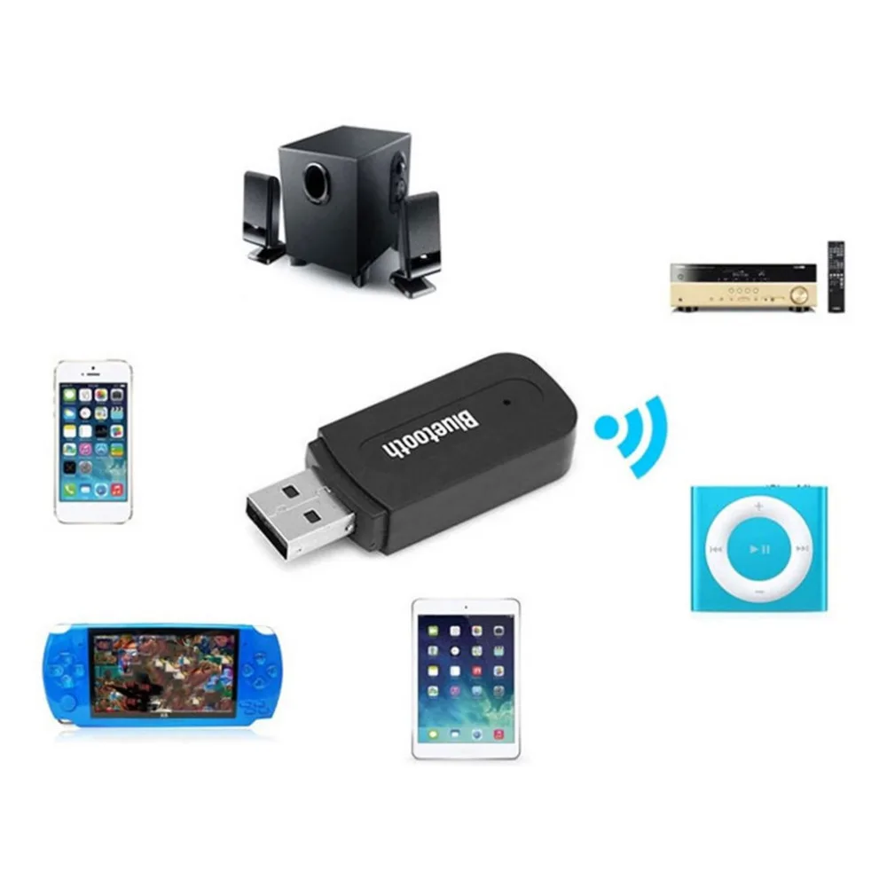 

USB Car Bluetooth Adapter 3.5mm Jack Bluetooth Receiver Wireless Bluetooth AUX Audio MP3 Music Player Handsfree Car Tool
