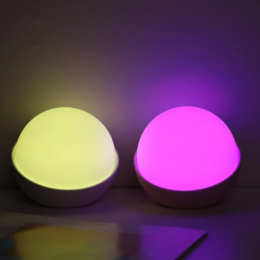 

Cute Silicone Pearl Night Lamp USB Light Switch Touch Button Style Eye Protection Creative Gifts baby Kid Children's Bedroom