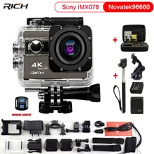 Богатый действие Камера F68 F68R 4 K Novatek 96660 голос Особенности 170D Широкий формат 2 дюйма HDMI Водонепроницаемый возможностью погружения на глубину до 30 м спортивные Камера