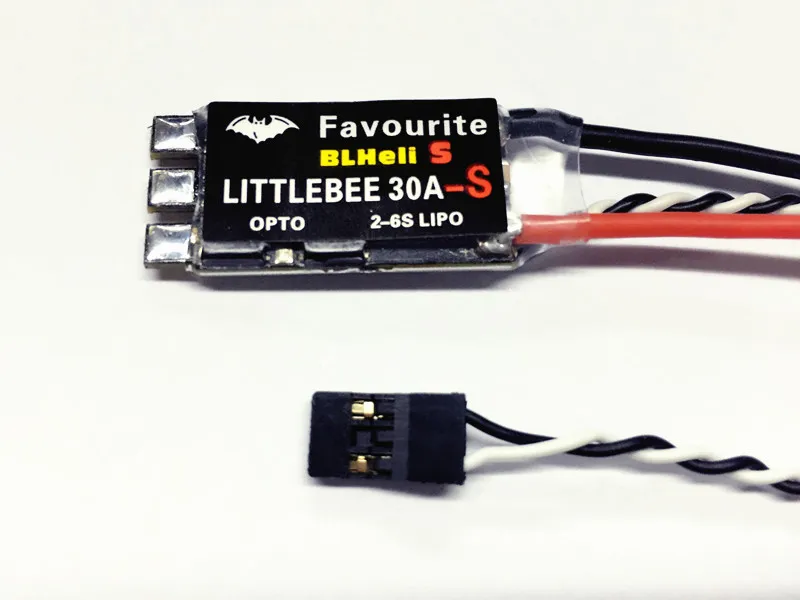 

Favourite FVT LittleBee 30A-S ESC BLHeli_S OPTO 2-6S Supports Mulitshot Oneshot42 OneShot125