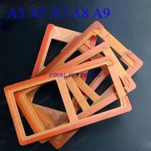 5 шт. для samsung Galaxy A3 A5 A7 A8 A9 ремонт склеивания lcd внешнее стекло плесень УФ/ОСА клей ламинатор плесень