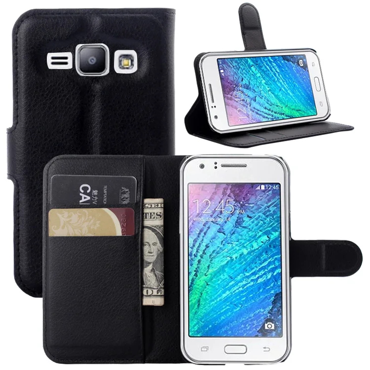 wallet flip leather case for samsung galaxy j1 duos j100 j100f
