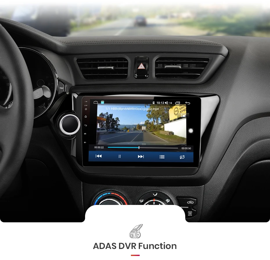 Excellent AWESAFE 2 Din 4G+64G CarPlay DSP Android 8.1 Car Multimedia Player GPS Stereo Audio Rear view camera For KIA RIO 3 2016 no DVD 14