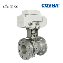 3/4 дюймовый фланец ansi 150LB моторизованный фланец шарового клапана два способа включения от типа нержавеющей стали 304 полный порт