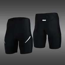 Pro Men’s Running Tights Short Reflective Quick Dry Elastic Sports Leggings Compression Gym Fitness Shorts Summer Sweatpants