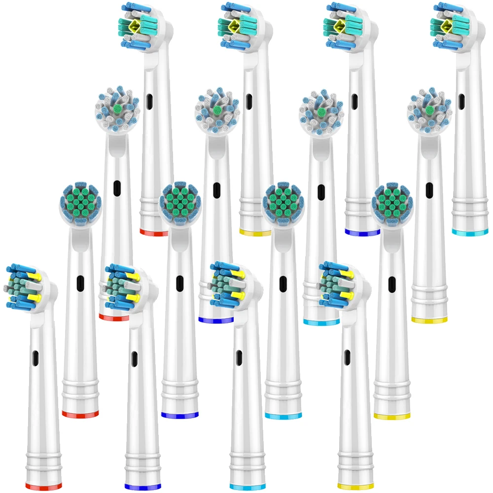 

16 PCS Toothbrush Heads for Oral B Toothbrush Heads Replacement for Fit Vitality Dual Clean/Professional Care SmartSeries
