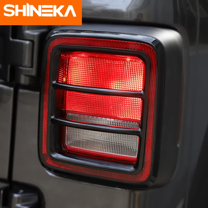 SHINEKA, автомобильная лампа для бровей на колесах, зеркало заднего вида, сигнал поворота, фары, задние фары, набор аксессуаров для Jeep Wrangler JL
