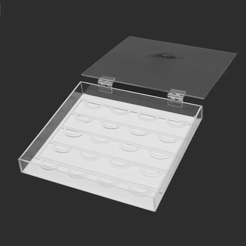 Коробка для демонстрации ложных ресниц, акриловый Органайзер для хранения ресниц, чехол для инструментов для макияжа