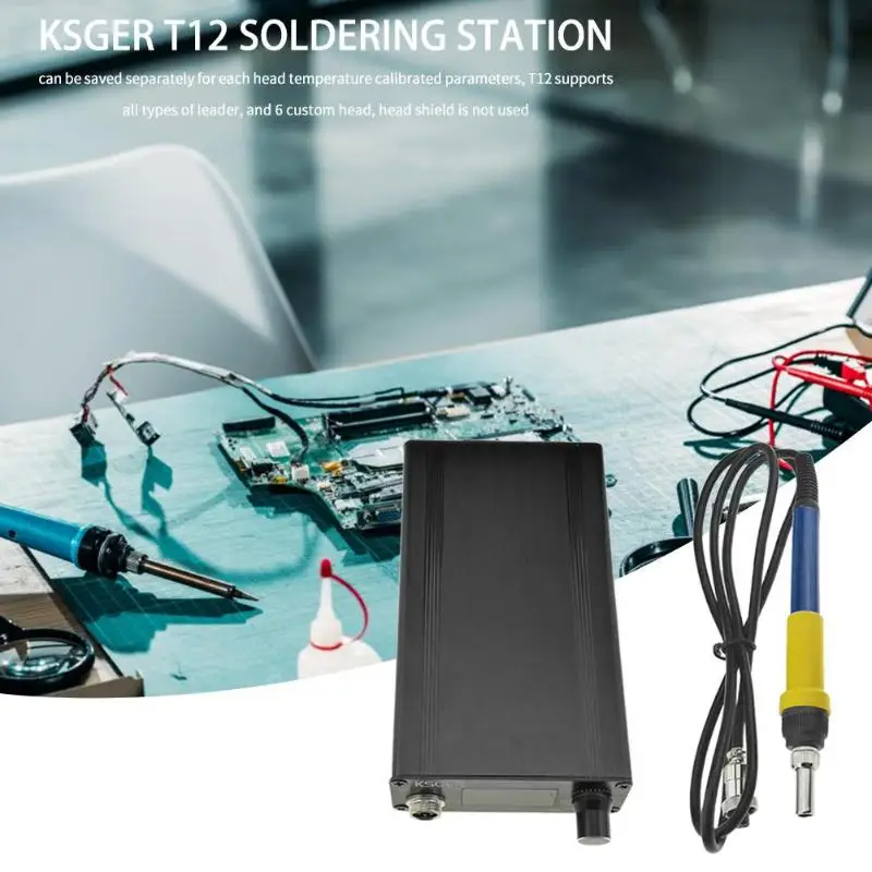 KSGER T12 паяльная станция DIY Kit STM32 V2.1S OLED контроллер температуры