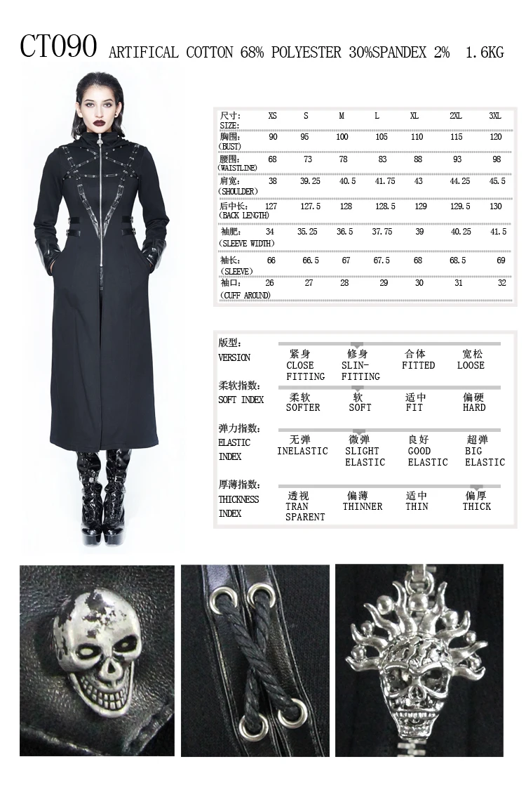 CT090 SIZE CHART