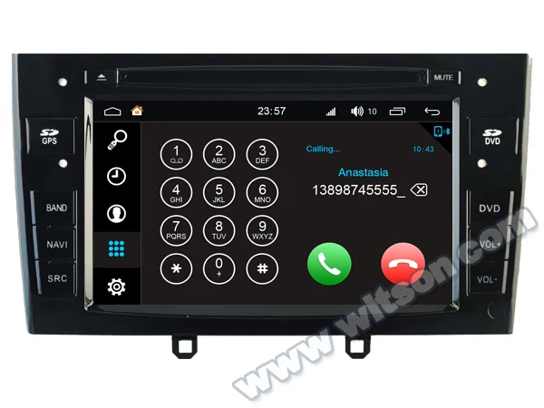 Best 7" Android 8.0 Car DVD Multimedia GPS Radio for Peugeot 408 2010-2011 & 308 I (T7) 2008-2011 with External TPMS Module Support 3