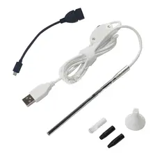 Серебряный USB DDES01 мини камера эндоскоп порт ухо и нос бороскоп эндоскоп 4,9 мм визуальный LensEarpick Otoscope для ПК Windows