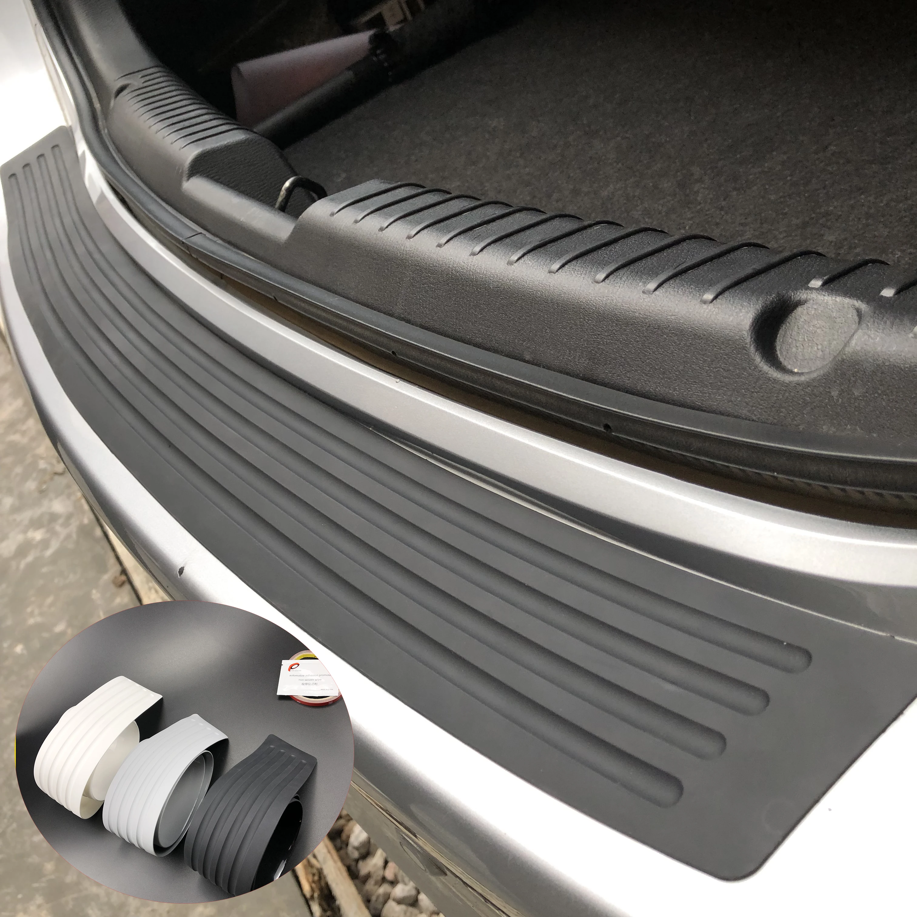 

Car Rear Bumper Scuff Protective Cover For Chevrolet Cruze Captiva Matiz TRAX Aveo Sonic Lova Sail EQUINOX Impala Suburban Activ