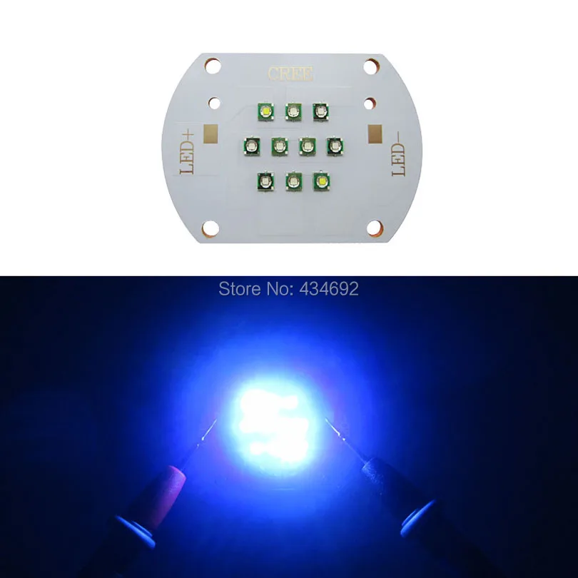 30W Cree XPE XP E Led Emitter Light 30 32V 350 1000mA 475nm Blue 450nm ...