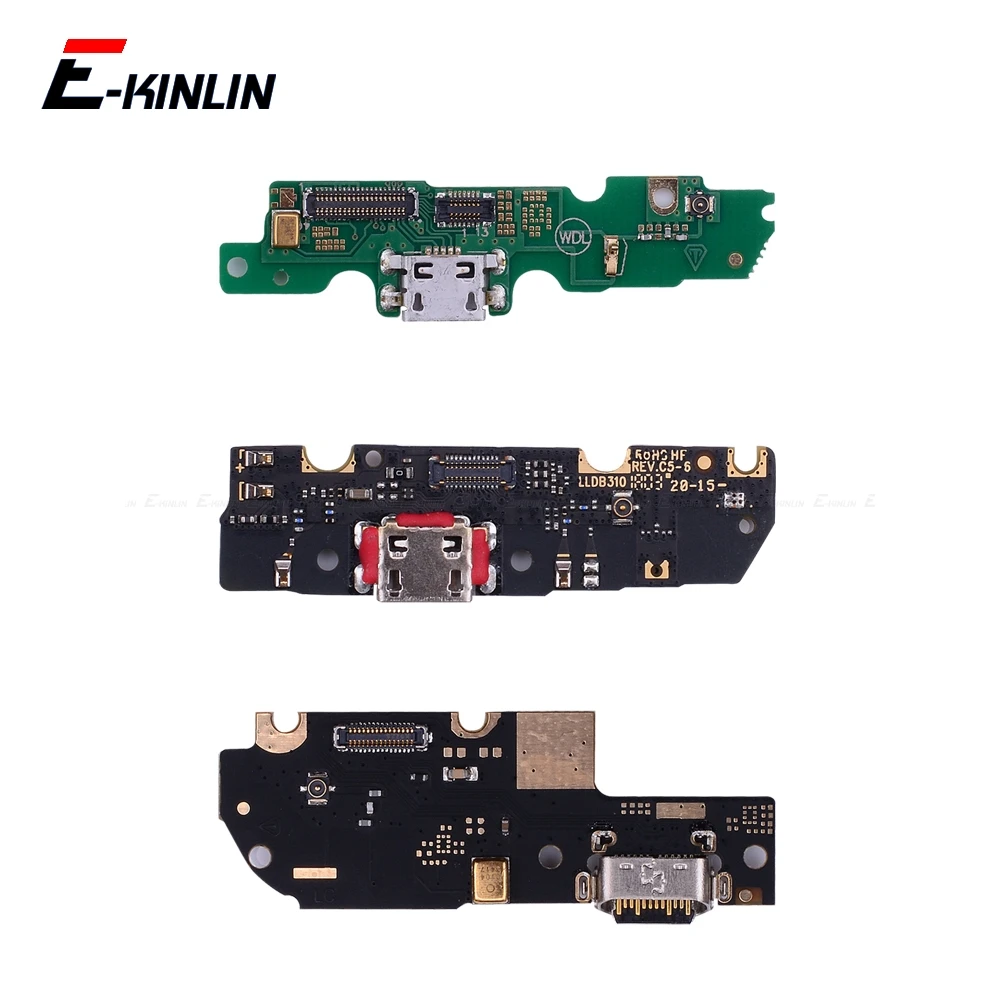 

Charger USB Dock Charging Dock Port Board With Mic Microphone Flex Cable For Motorola Moto P30 Note One Power G6 Play G5 E5 Plus