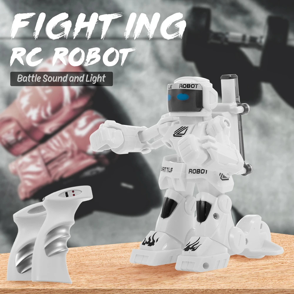 

RC Robot 777-615 2.4G RC Robots Battle Boxing Robot Remote Control Fighting Robot Kids Gift Toys for Children