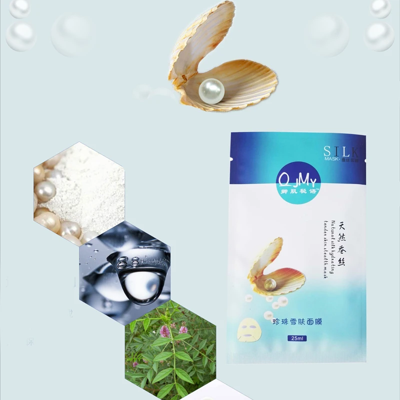 

3Pcs Silk Face Mask Whitening Brightening Anti Aging Anti Wrinkle Oil Control Moisturizing Beauty Skin Care Masks for Face Care