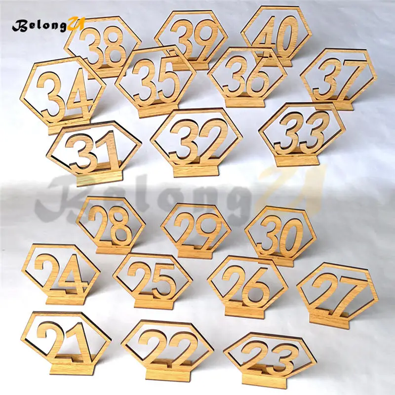 wedding decoration table numbers MUW-131-25