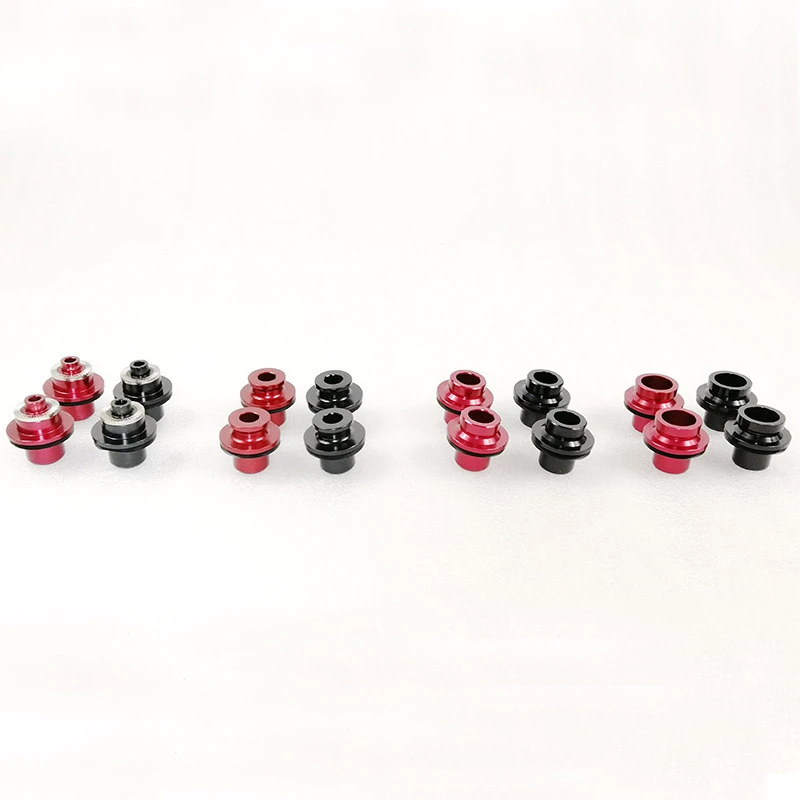 Side caps for Powerway M71 M81 Front hub QR M9 9mm M12 12mm M15 15mm through adaptor PHB-M71 mtb bike parts black red end caps