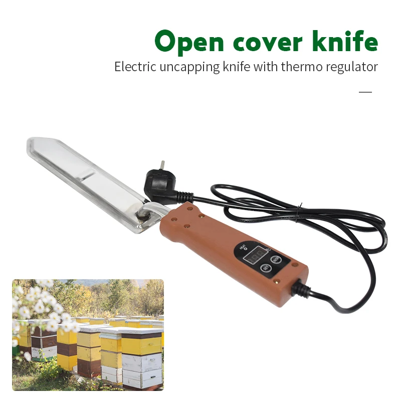 

Electric Honey Uncapping Knife With Thermo Regulator Temperature Control Extractor Scraper Cutter Bee Beekeeping Equipment Tools