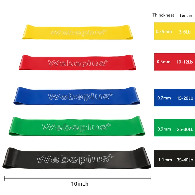 Sport Elastic Bands for Fitness Bandas Elasticas Para Ejercicio Guma Do