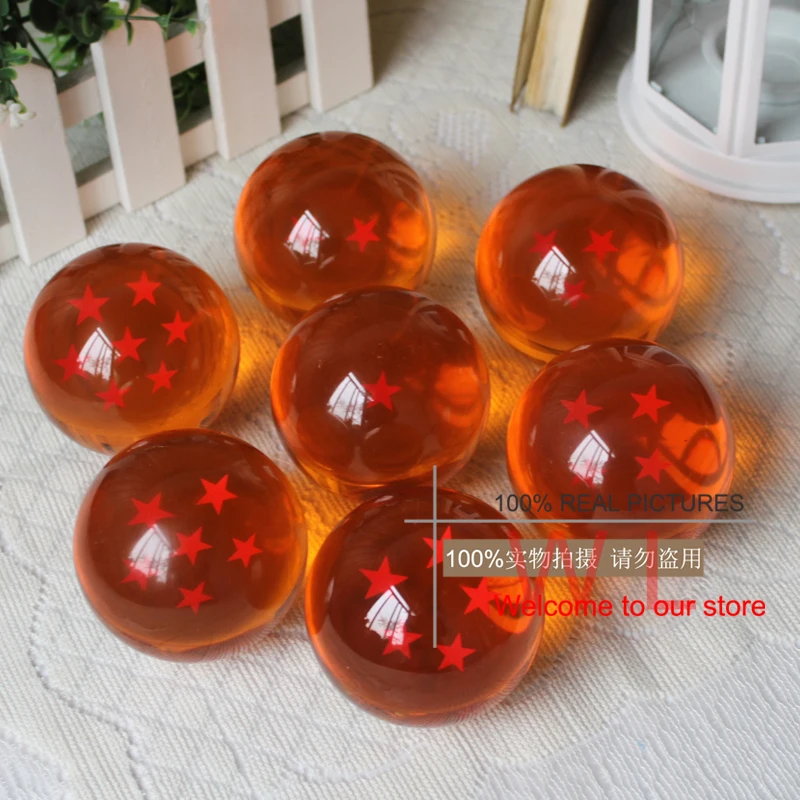 

73mm Japan Anime Dragon Ball Z Star Crystal Ball Big Size Retail Box Package Action Figure Collection Model Toy