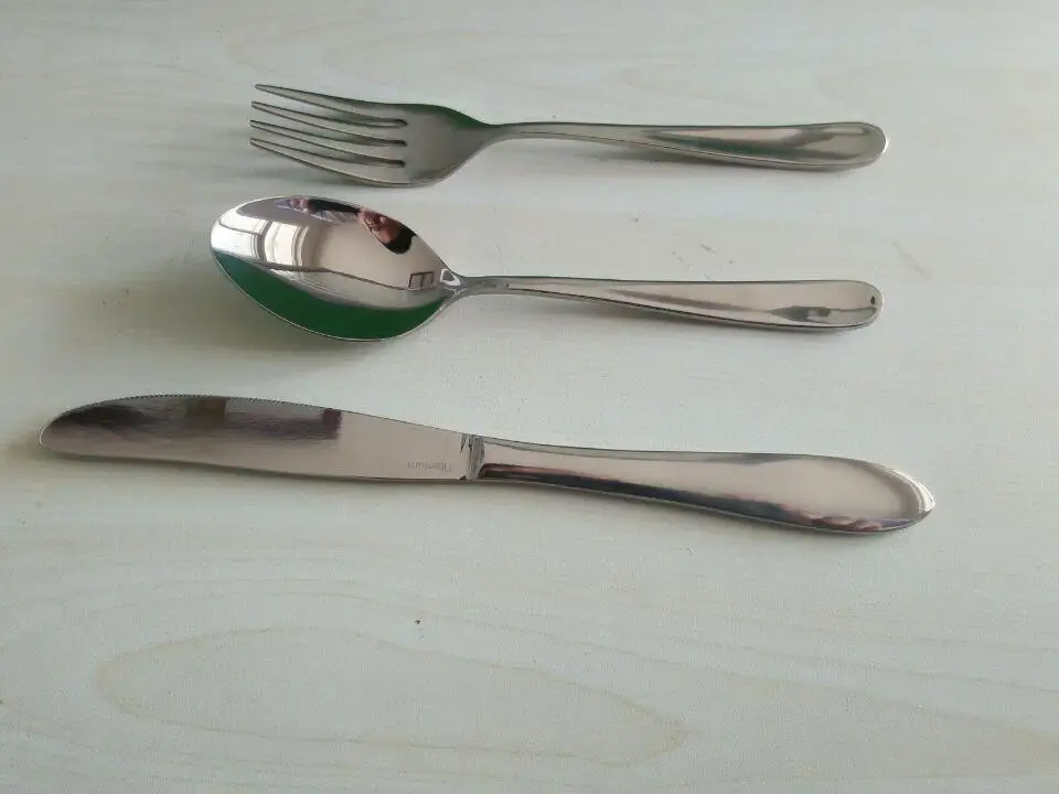 Столовые приборы из трех предметов ультралегкий титановый нож вилка ложка набор