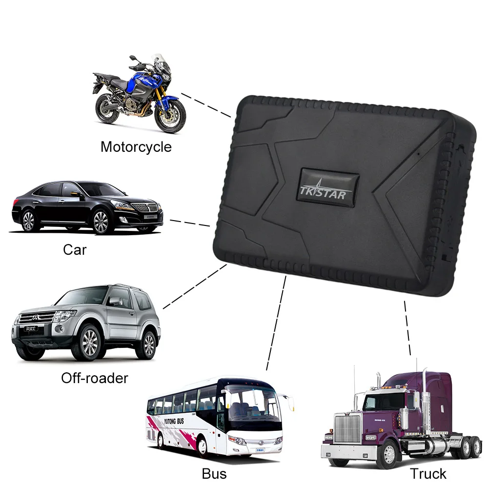 Vehicle GPS Tracker 12-24V GPS Locator Waterproof Strong Magnet Car GPS Tracker 10000mah Long Battery Car GPS tracker Free APP