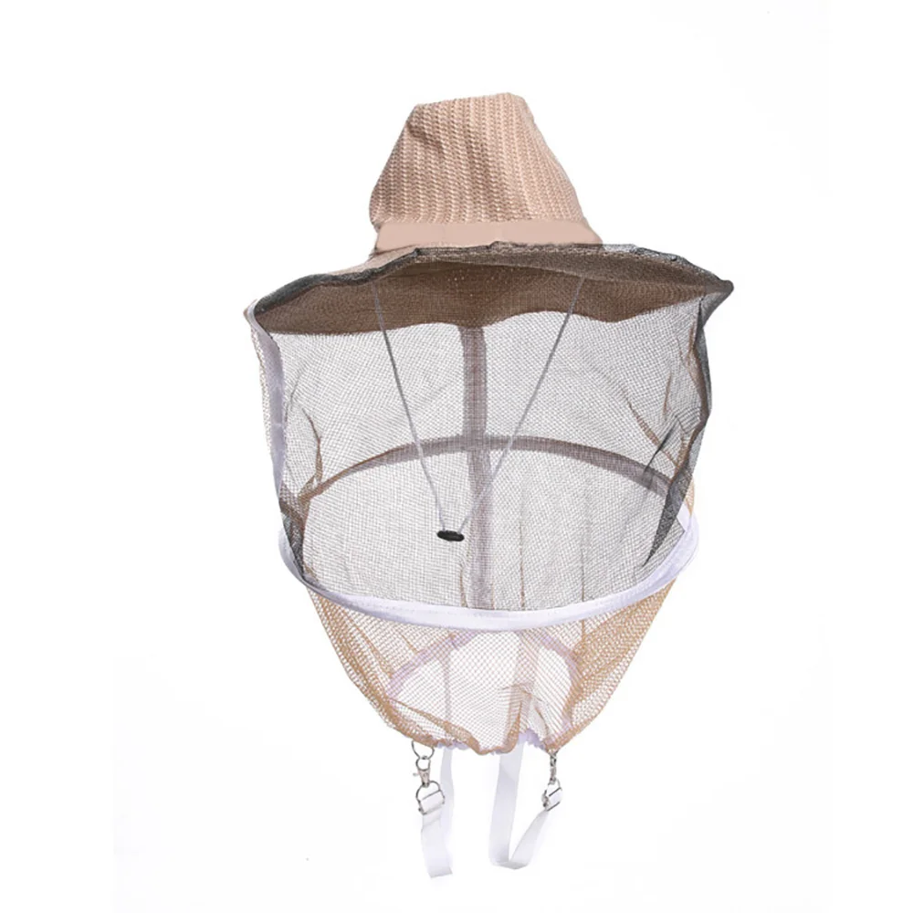 

Beekeeping Hat Beekeeper Cowboy Hat Mosquito Bee Net Veil Full Face Neck Cover Outdoor Bug Mesh Mask Head Protective Cap