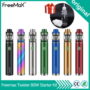 

Original Freemax Twister 80W Starter Kit 2300mah Battery Metal edition Vaporizer With Mesh Coil 5ml Capacity Fireluke 2 Tank