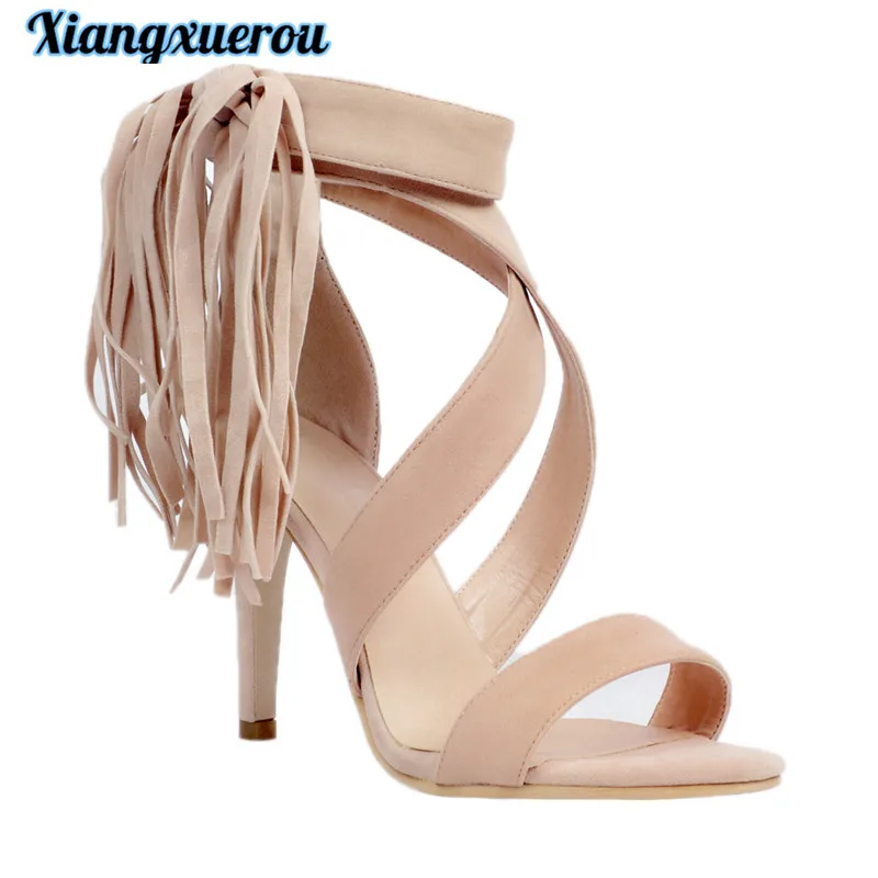 

Xiangxuerou Women's shoes are elegant and high-heeled sandals in the summer