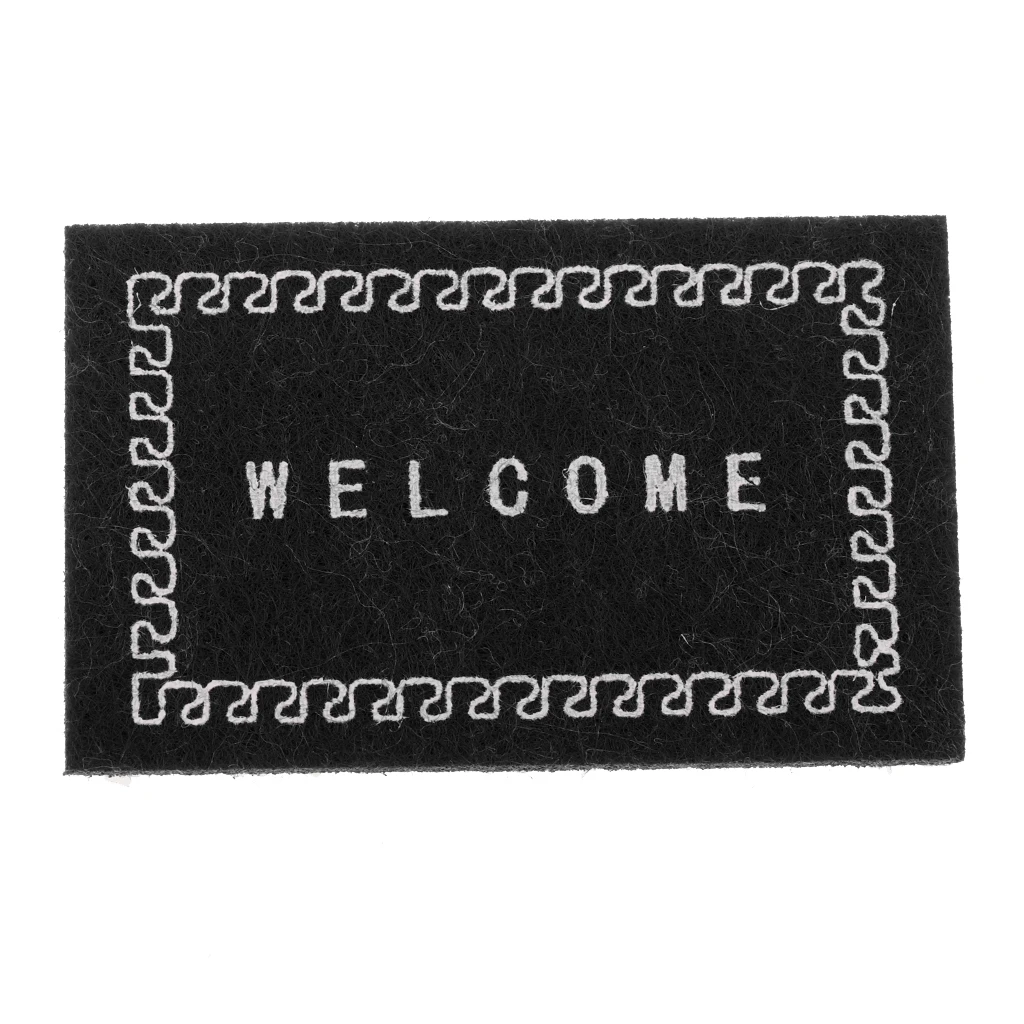 1:12 Scale Welcome Floor Covering Rugs Door Mat for Dolls House Mini Room Decor коврик big house welcome 50х80 см