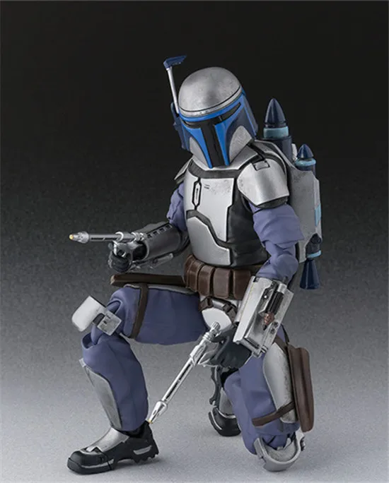 Дешево СВЧ S. H. Figuarts Звездные войны охотник за головами Джанго Фетт ПВХ фигурку Коллекционная модель игрушечные лошадки
