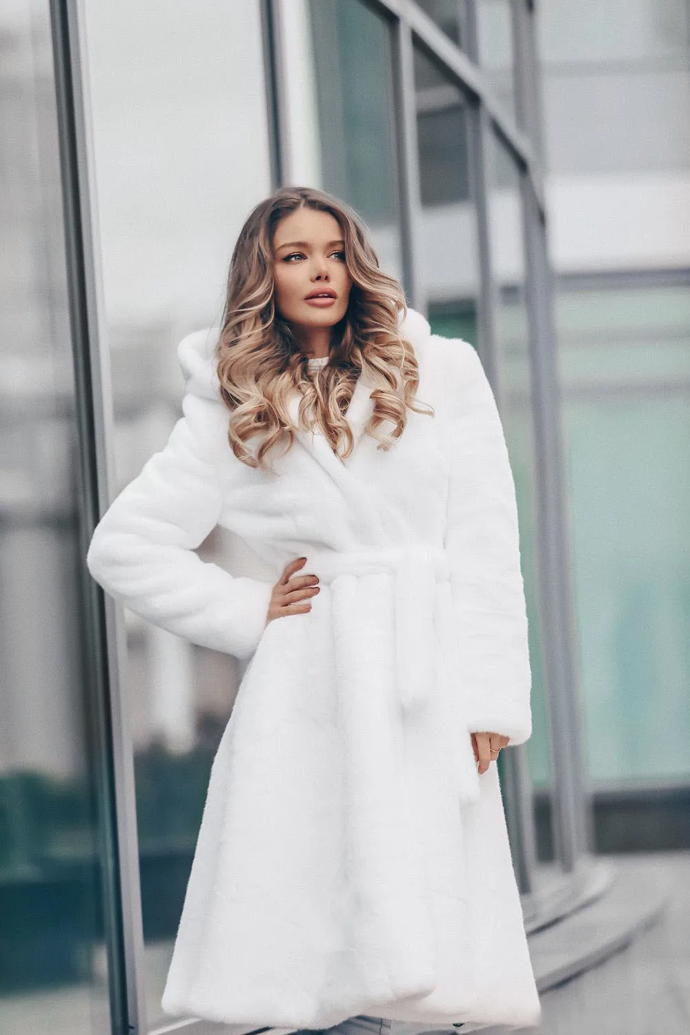 X-long пальто из меха кролика рекс для женщин, пальто из натурального белого кролика, приталенные меховые куртки размера плюс, меховая куртка с капюшоном, модная