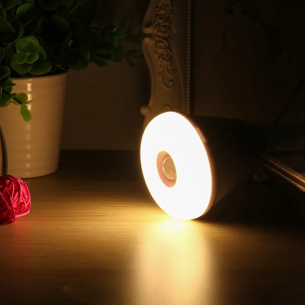 SuperNight 6W E27 LED Night Light 2 in 1 360 Degree Rotation PIR Motion Sensor Lamp Aisle Wardrobe Stairs Garage Decor Lamp Warm (14)