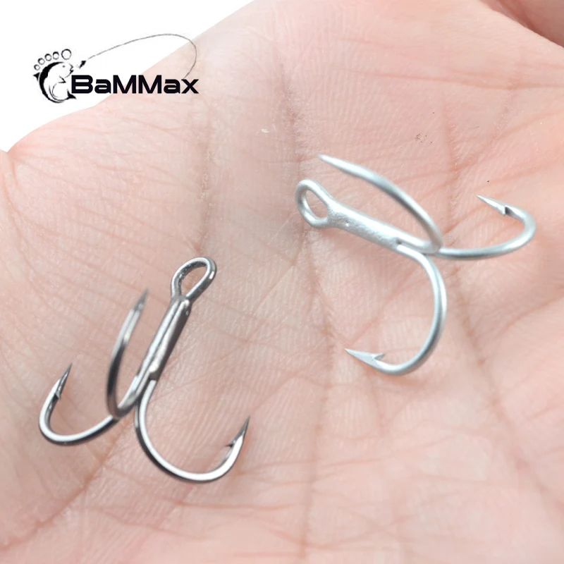 Bammax Fishing Hook 5pcs 1# 2# 4# 6# Treble Hooks Sharp Anchor Hook High Carbon Steel Sharpened Triple Hook Fishing Tackle Bammax Fishing Hook 5pcs 1# 2# 4# 6# Treble Hooks Sharp Anchor Hook High Carbon Steel Sharpened Triple Hook Fishing Tackle