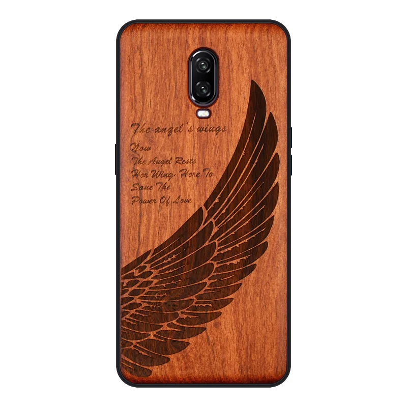Оригинальный чехол для телефона Boogic из натурального дерева funda Oneplus 5T 6 T палисандр