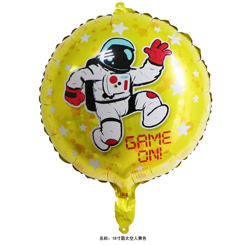 Вечерние воздушные шары космонавта, роботы, алюминиевые шары, тематическая вечеринка на день рождения, украшения для детей, игрушки для мальчиков, 4D шарики, принадлежности