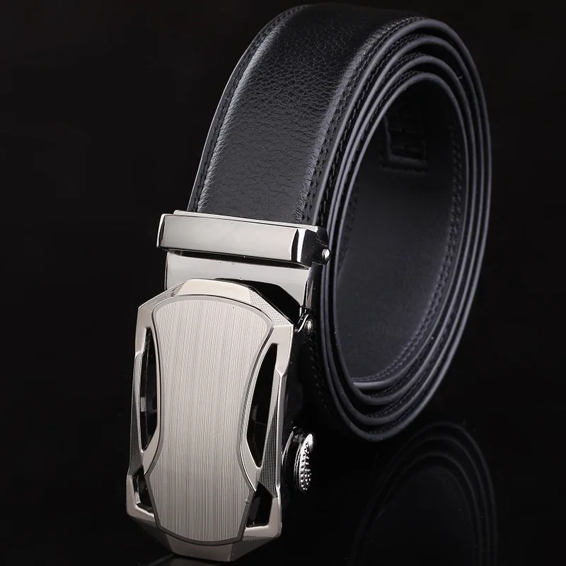 

New Arrival Brand Designer Leather Belts For Business Men hot sale Fashion Men Belt Automatic Buckle