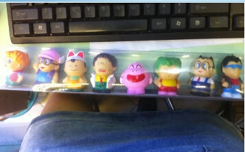 

8pcs/set Dr.Slump Arale Anime Cartoon Action Figures PVC brinquedos Collection Figures toys for christmas gift
