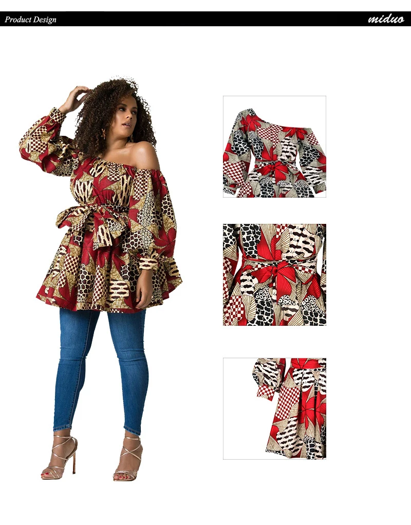 Vetement Femme 2019 африканская юбка топы Женская одежда для вечеринок сексуальные платья для женщин с цветочным принтом традиционная одежда наряд