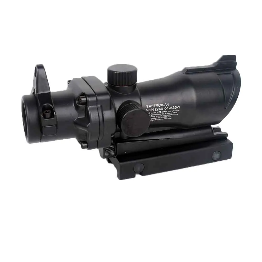 Оптический прицел WIPSON ACOG 1X32 с красной точкой охотничий Рельсом 20 мм для