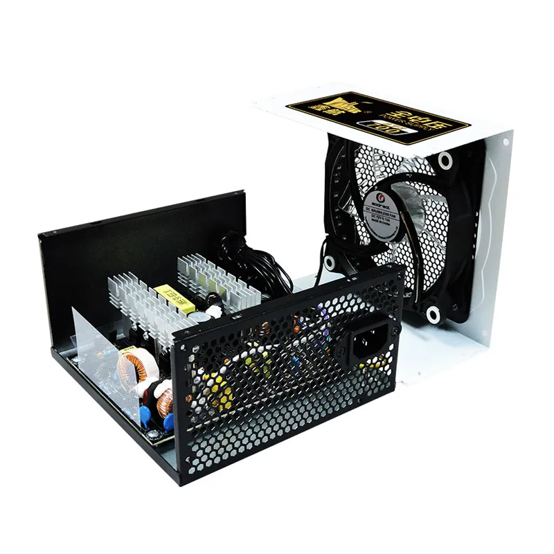 700W PC Power Supply 700W ATX Computer Power Supply Desktop Gaming PC PSU Active PFC 120MM Fan 90-2