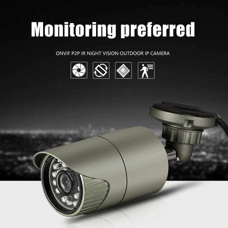BESDER H.265 IP камера безопасности 2MP 3MP 4MP наружная Водонепроницаемая CCTV P2P Обнаружение