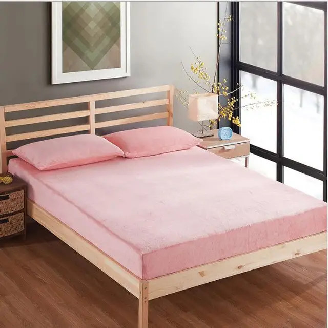 Pink Purple Blue Velvet Warm Flannel Winter Thicker 150x200cm Pink Purple Blue Velvet Warm Flannel Winter Thicker 150x200cm 180x200cm Bed Sheets Ed Sheet Mattress Cover Bedding