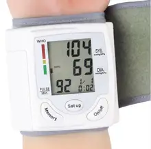1 STÜCKE Home Health Care Weltweit Arm Meter Pulse Handgelenk Blutdruckmessgerät Arm-blutdruck-monitor-herz-schlag-messmaschine